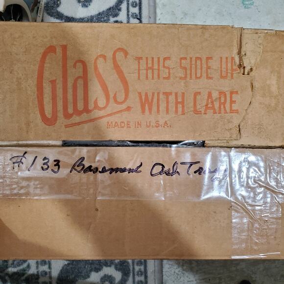 Vtg Amber Gold 4 5/8" Square 4 Cigarette Rest Ashtray MCM by Hazleware G-597 - Picture 16 of 16